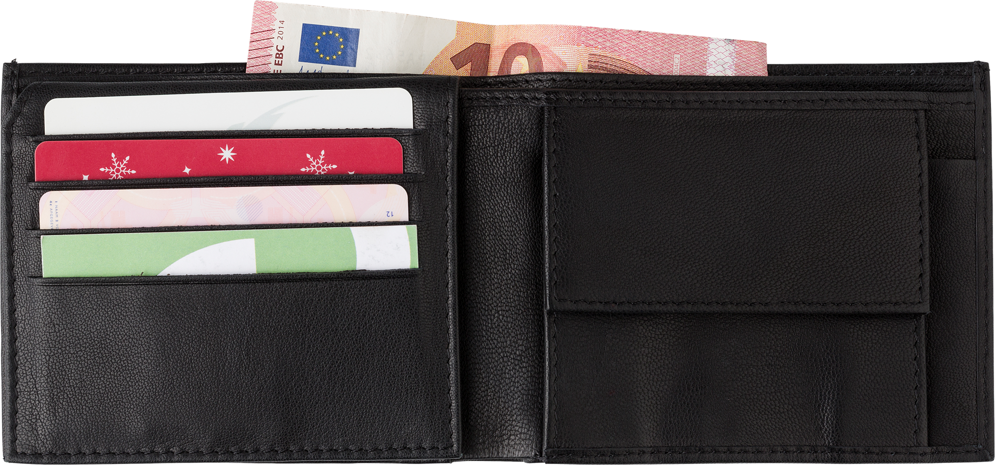 Picture of Leather RFID credit card wallet