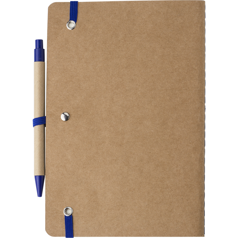 Recycled carton notebook (A5) 1015152_023 (Cobalt blue)