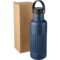 Recycled stainless steel double walled drinking bottle (500ml) 1267379_005 (Blue)