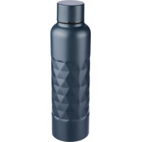 Recycled stainless steel single-walled drinking bottle (800 ml) 1267909_005 (Blue)