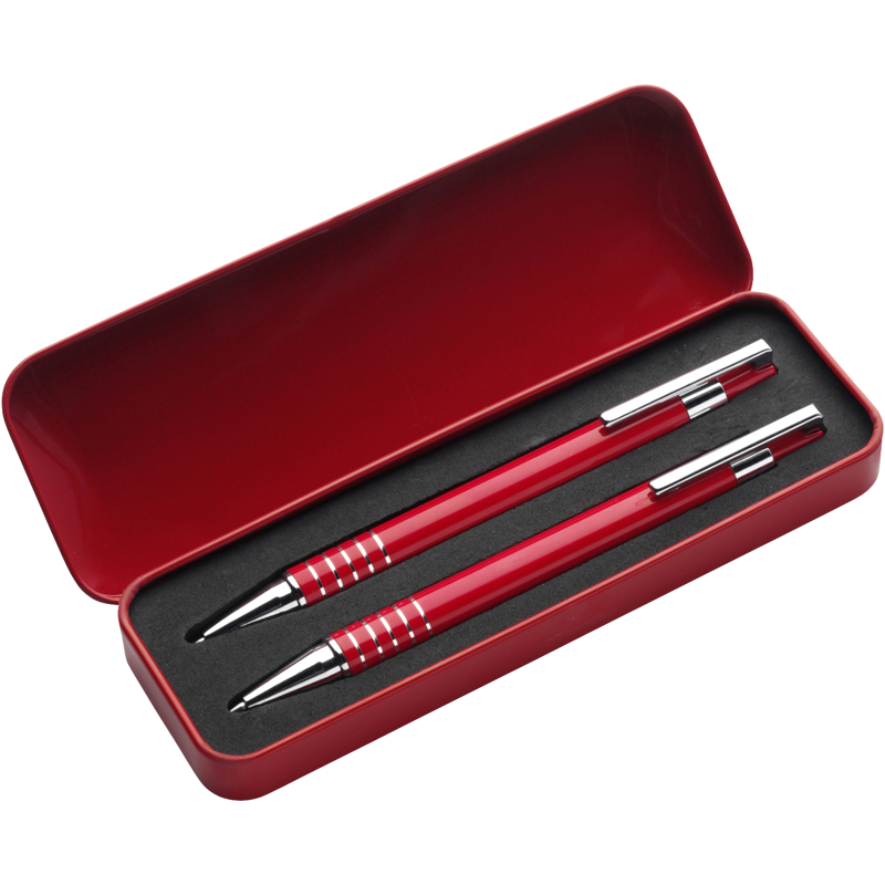 Ballpen and pencil 3298_008 (Red)
