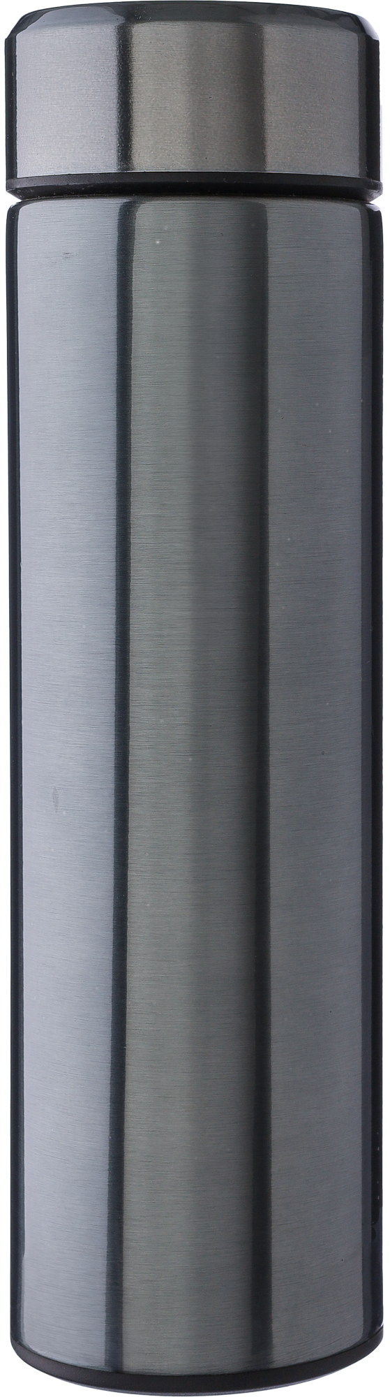 Picture of Stainless steel double walled flask with tea strainer (425ml)