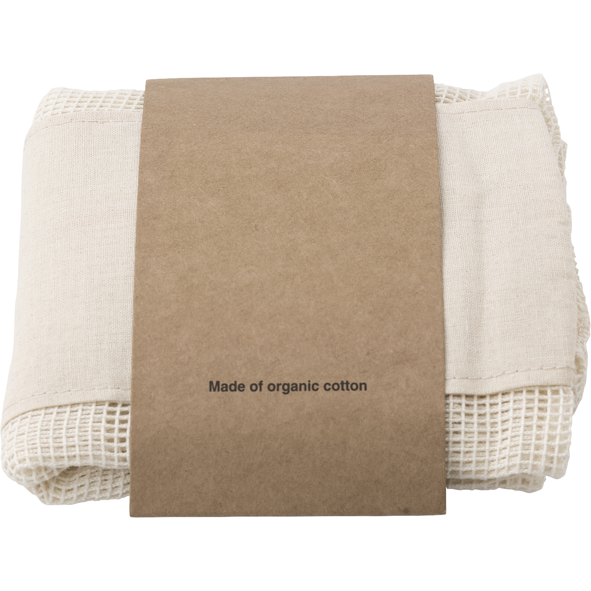 Picture of Natural cotton drawstring mesh bags