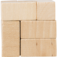 Wooden cube puzzle 749996_011 (Brown)