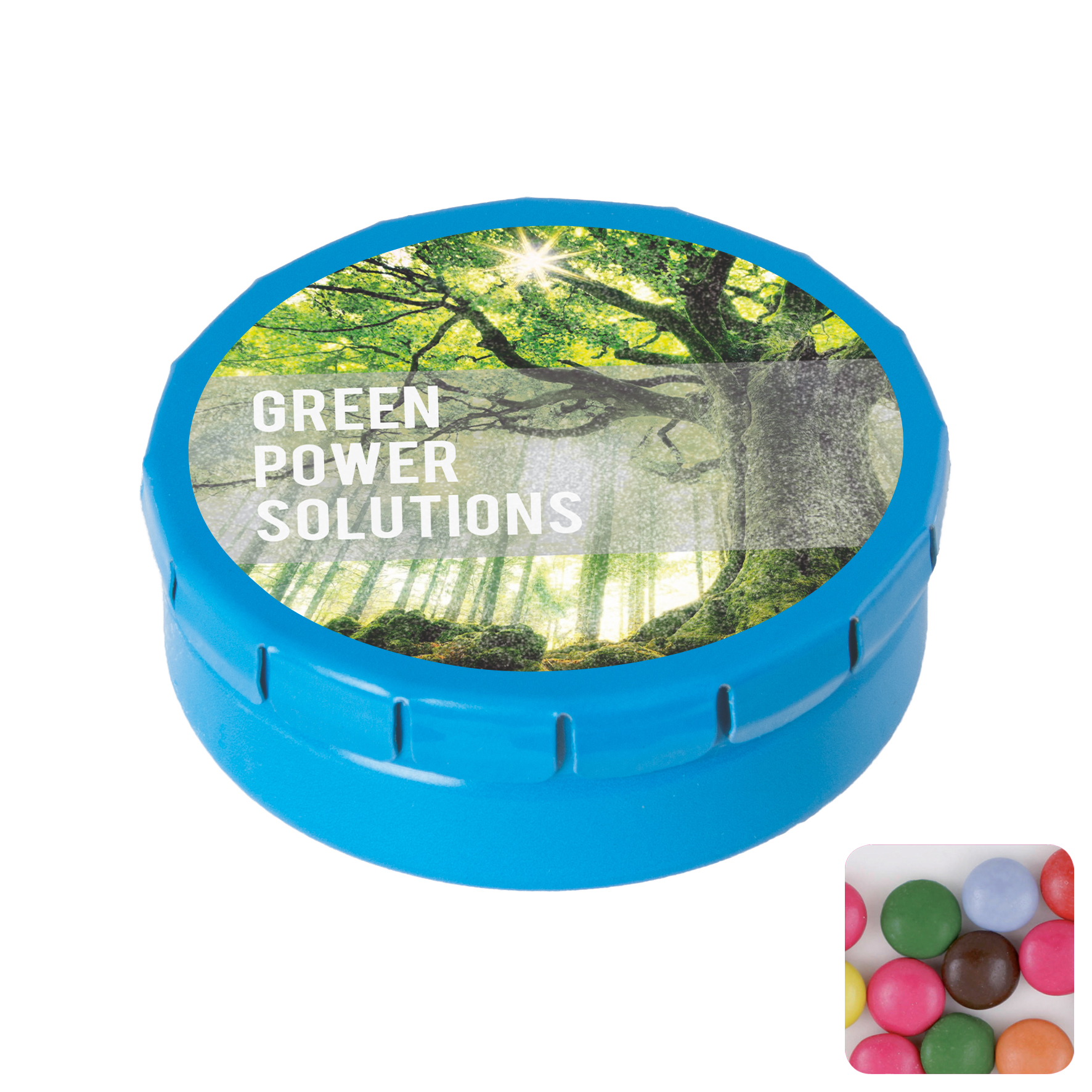 Picture of Round click tin with choco's