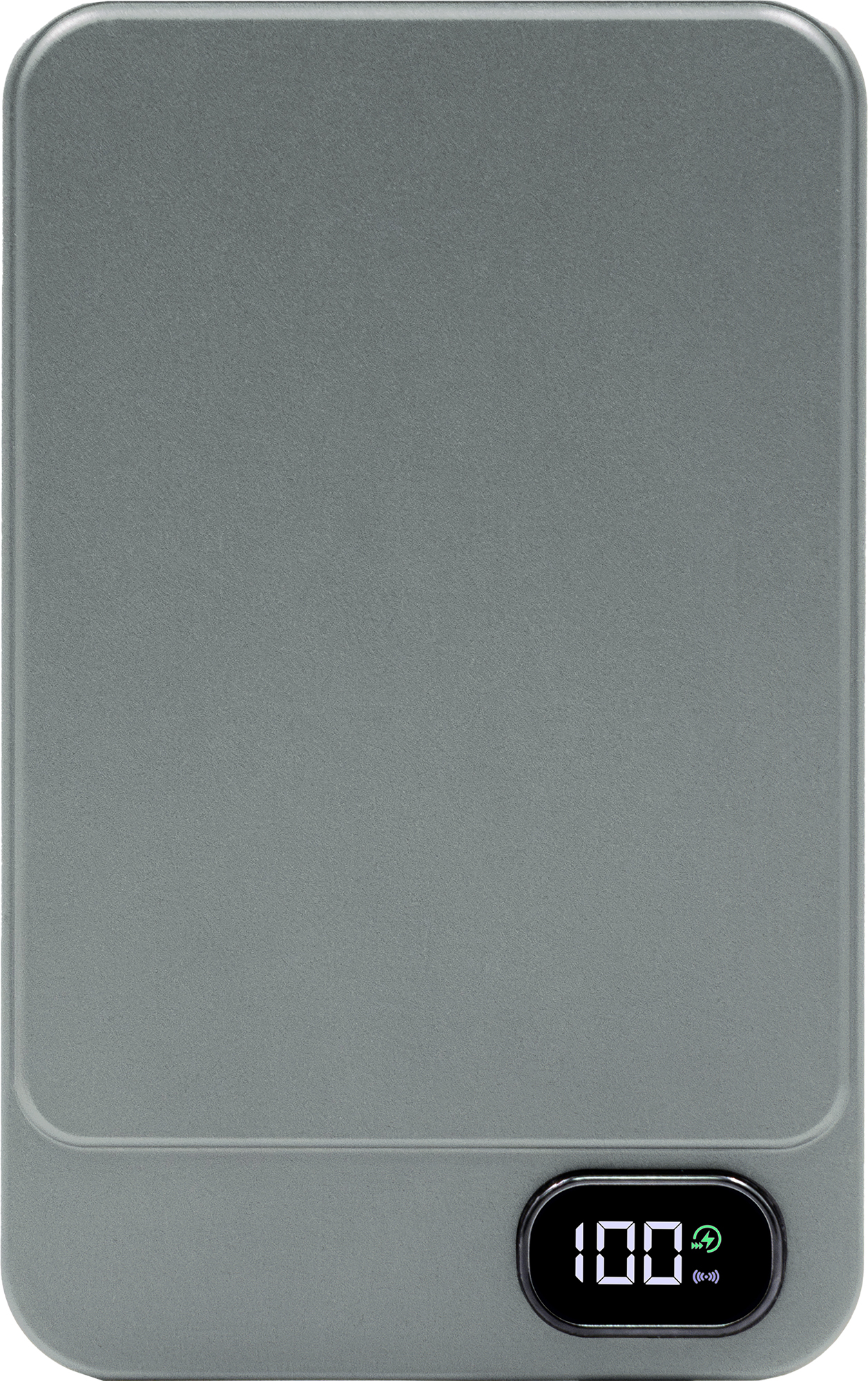 Picture of BrandCharger recycled aluminium wireless power bank. (10000 mAh)