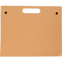 Cardboard writing folder 8569_011 (Brown)