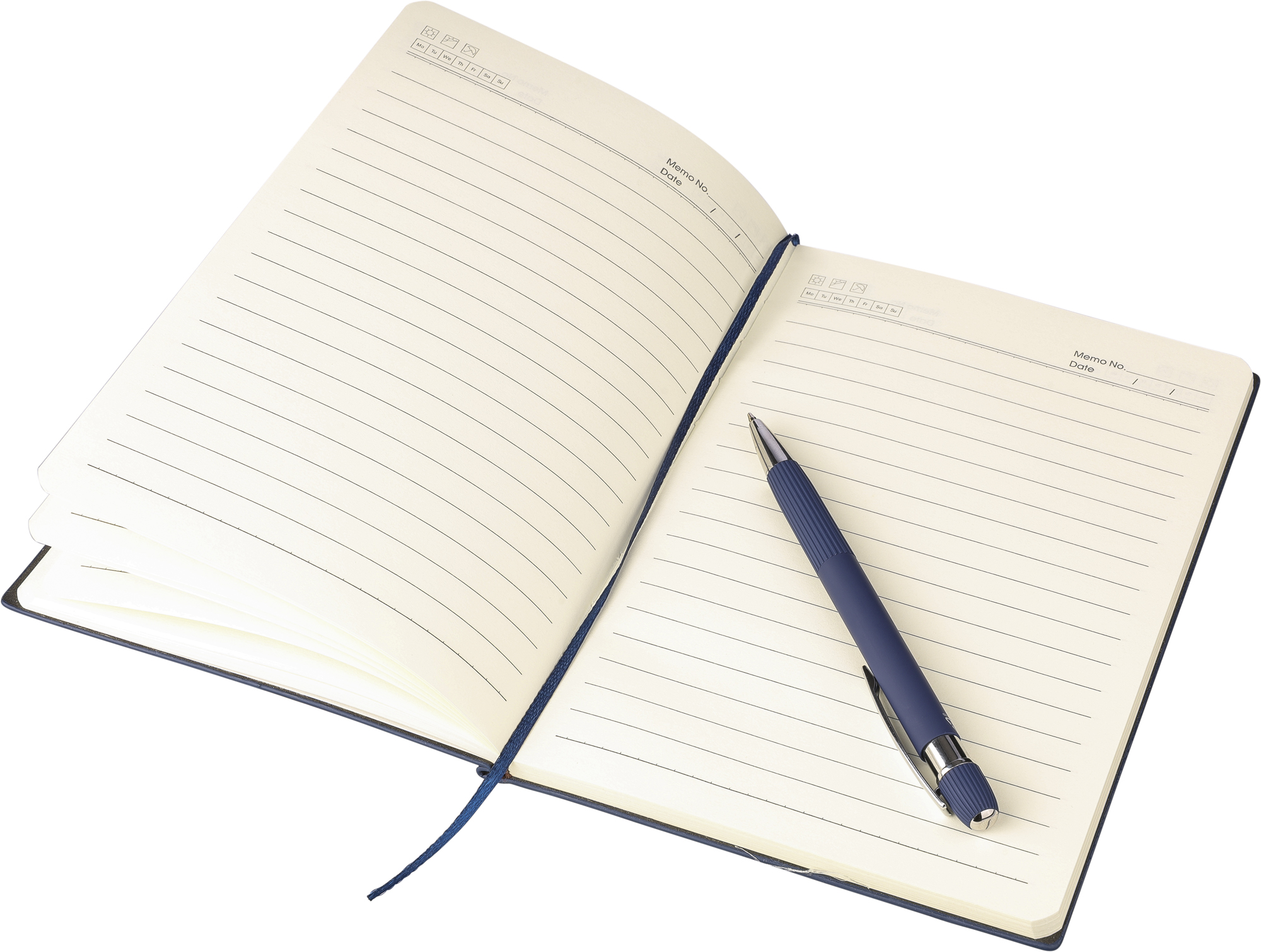 Picture of Recycled PU notebook with ballpen gift set (approx. A5)