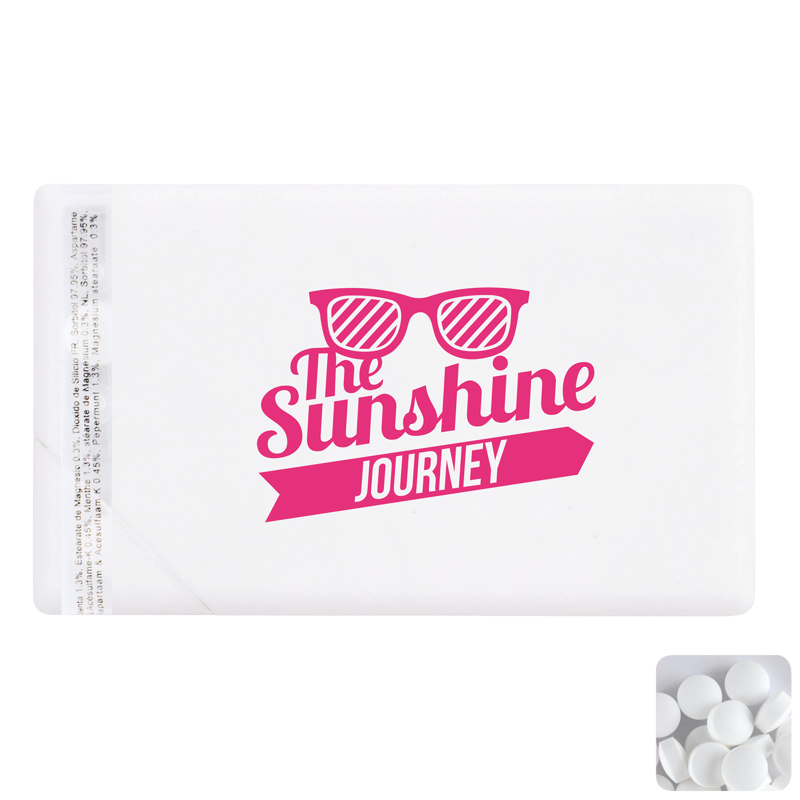 Mint card with sugar free mints CX0241_002 (White)