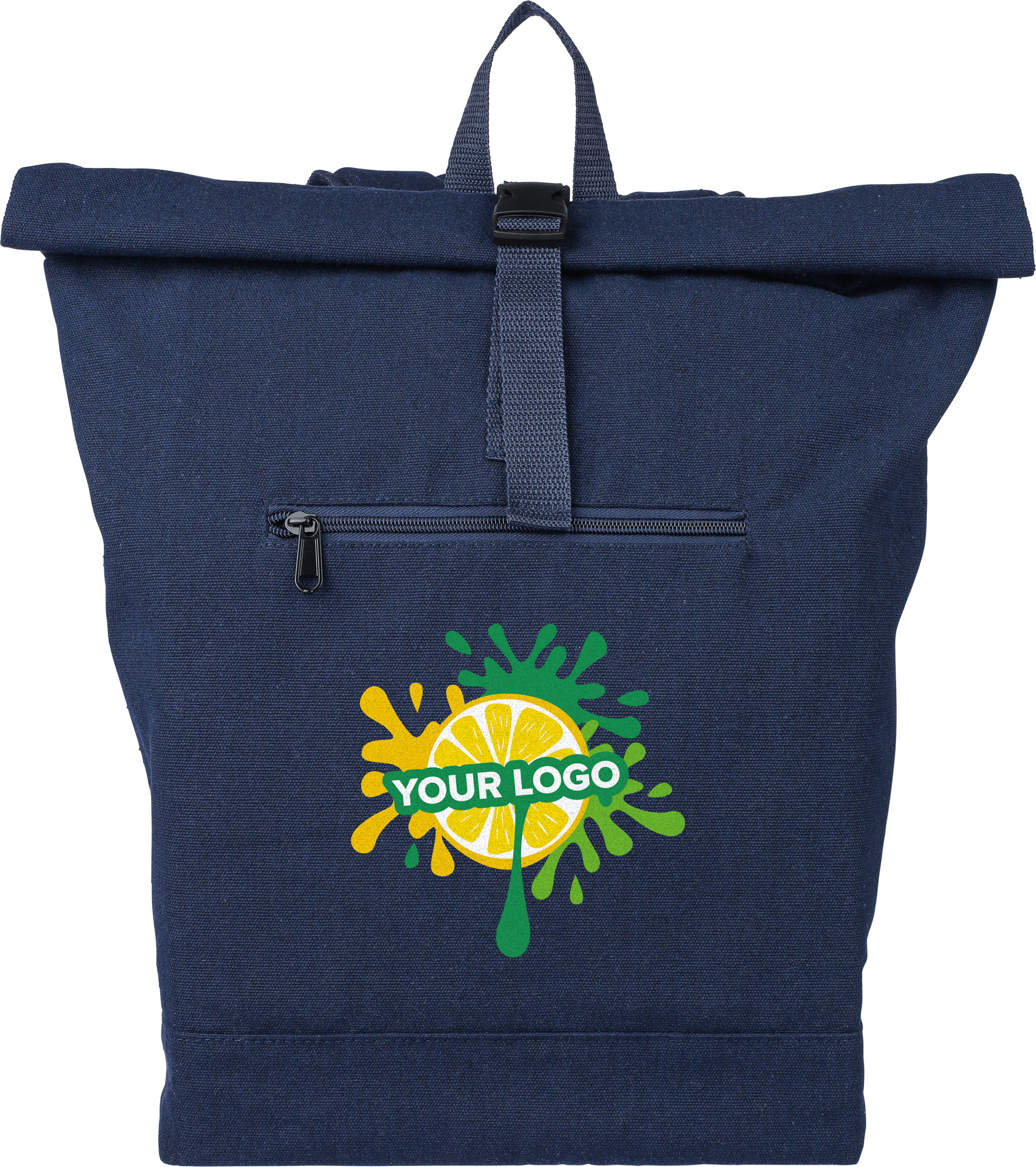 Picture of Recycled rolltop backpack (330gsm/9.73oz)