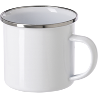 Enamel drinking mug (350ml) 709888_002 (White)