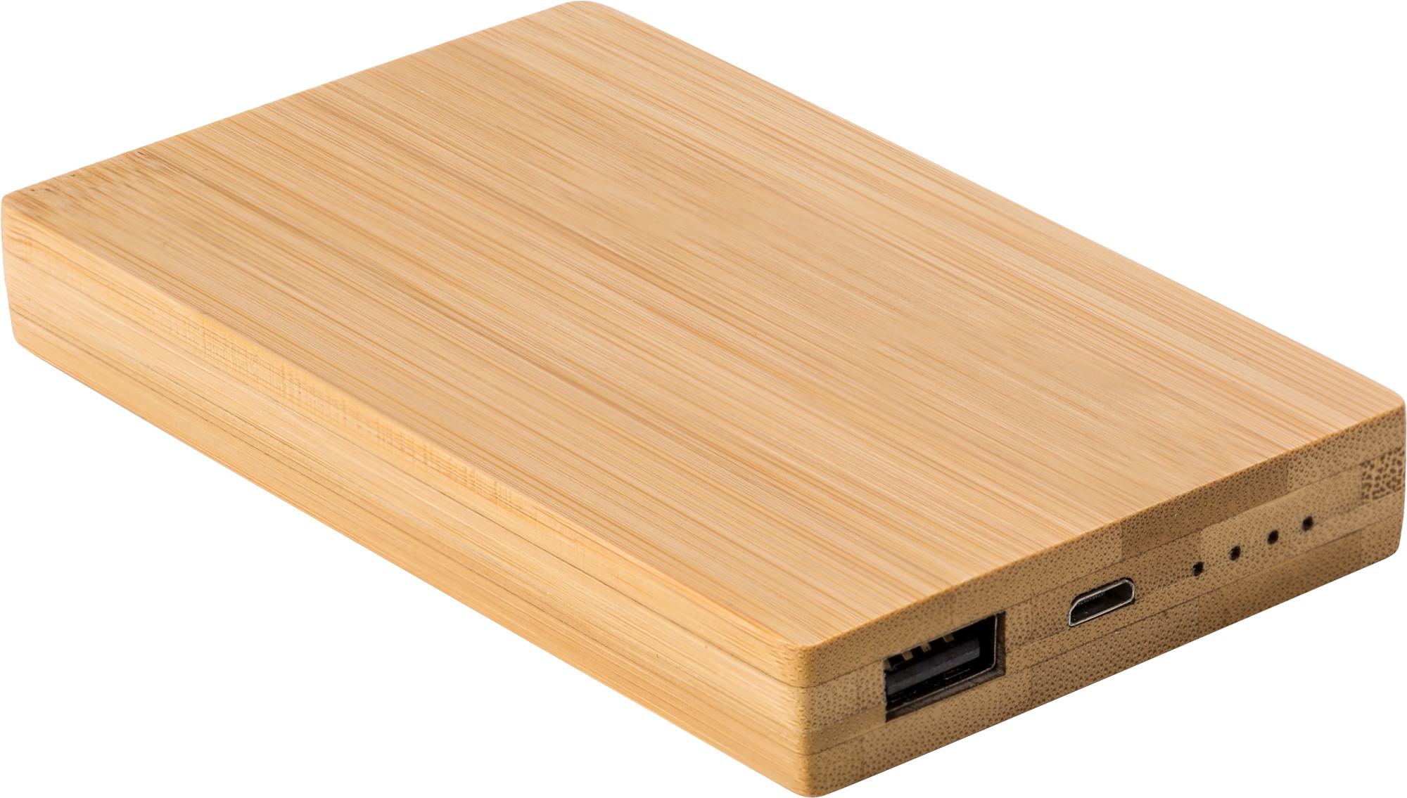 Picture of Bamboo power bank. (4000 mAh)
