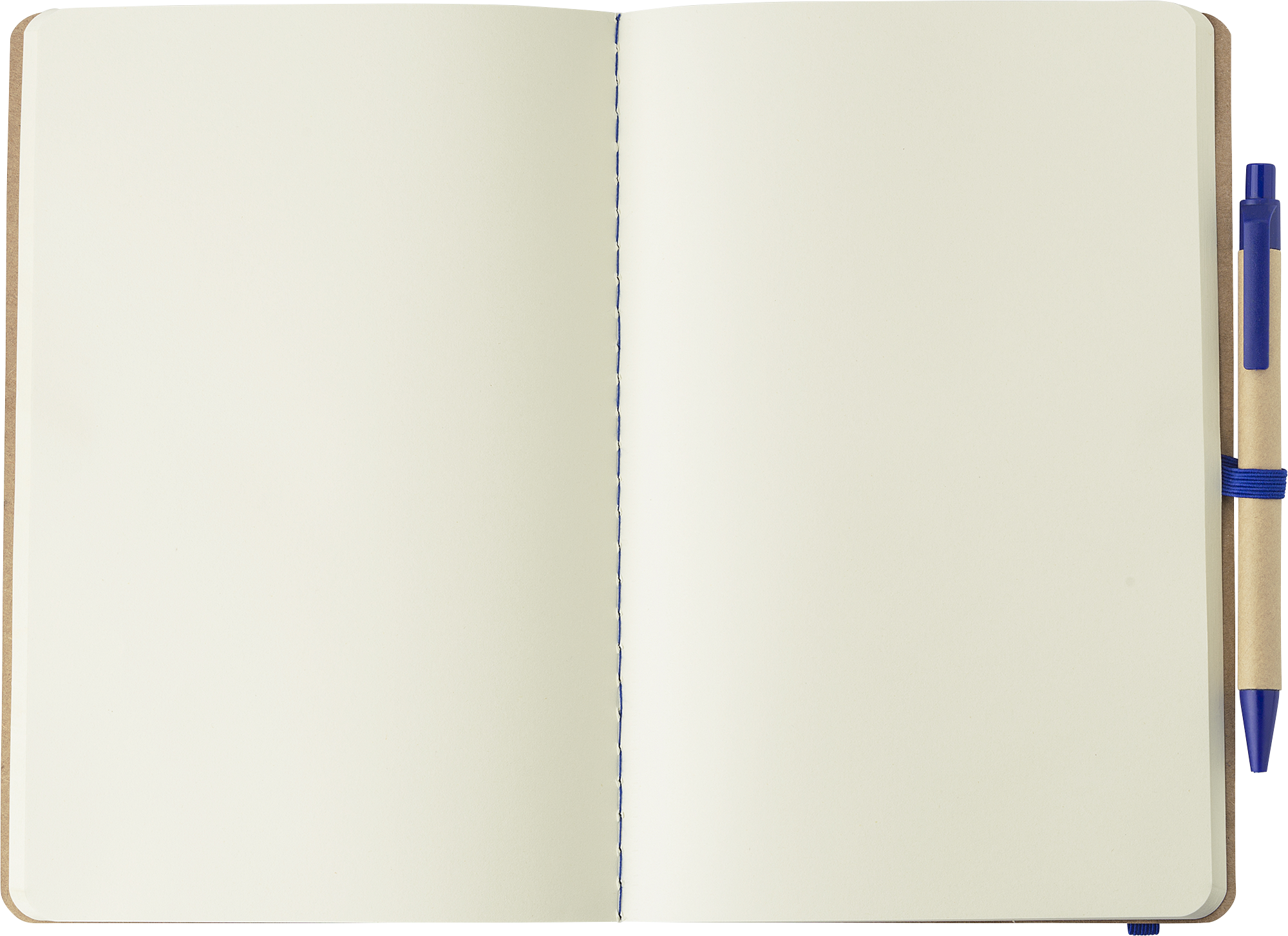 Picture of Recycled carton notebook with blank pages (approx A5) 
