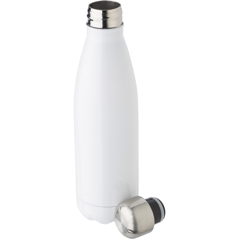 Stainless steel double walled bottle (500ml) 9295_002 (White)