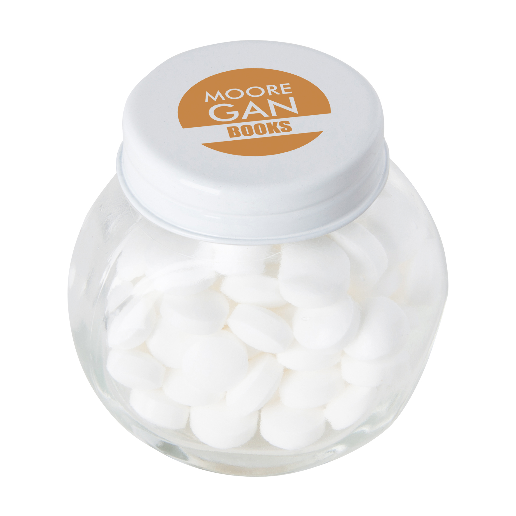 Picture of Small glass jar with dextrose mints