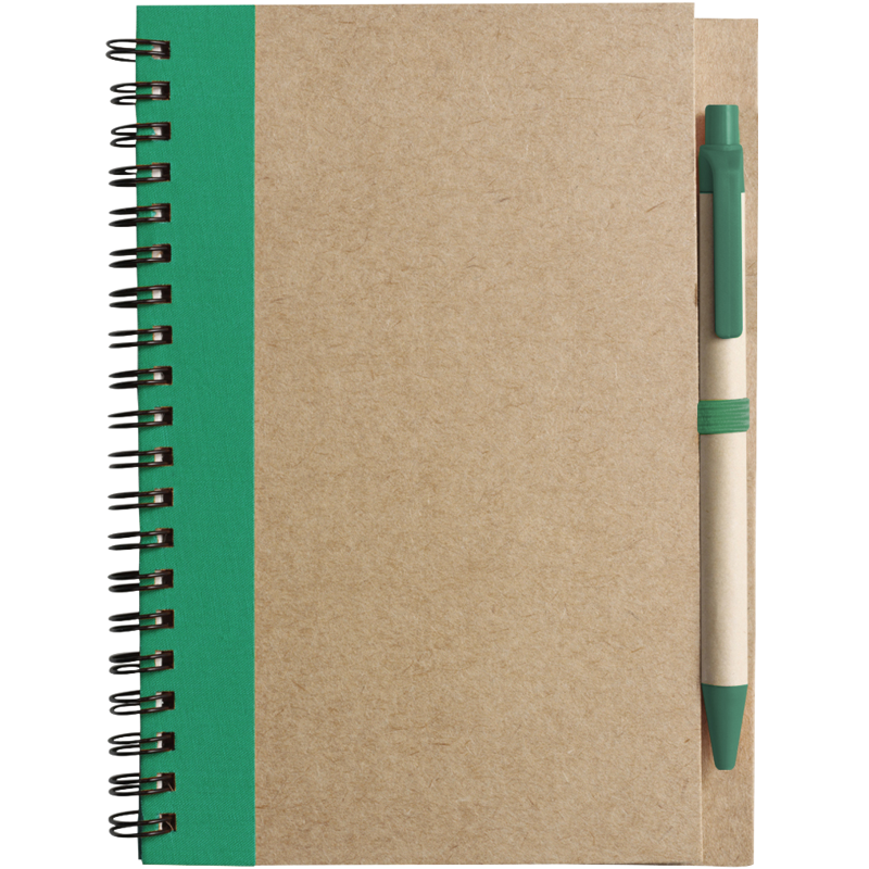 Notebook with ballpen 2715_004 (Green)