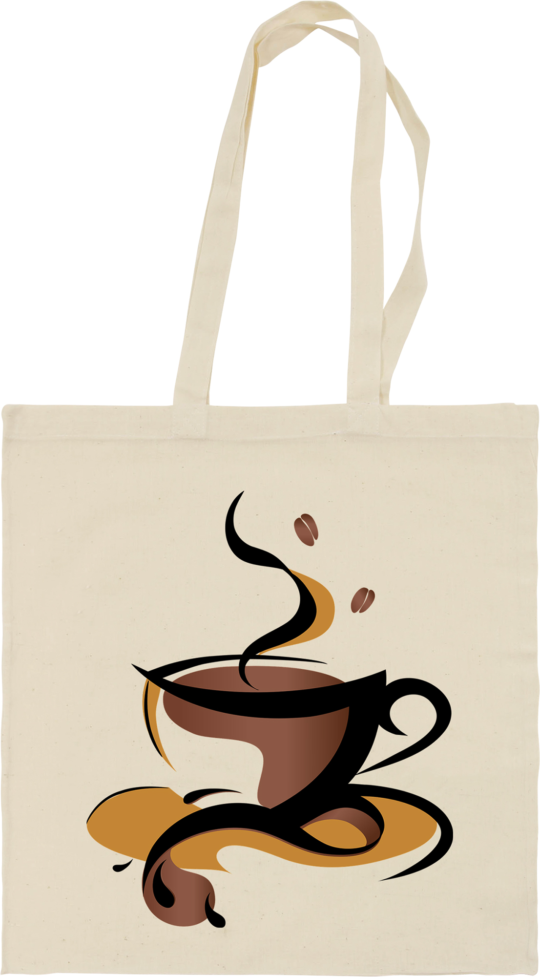 Picture of Cotton bag in natural colour. (150gsm/4.42oz)