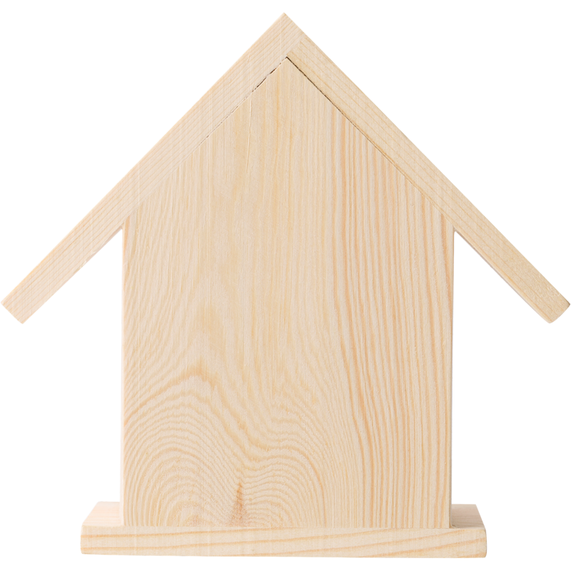 Birdhouse with painting set 8868_011 (Brown)