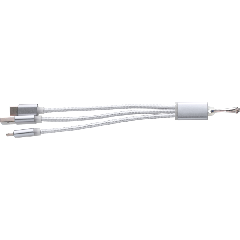 Aluminium cable set 9215_032 (Silver)