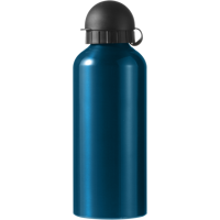 Aluminium single walled drinking bottle (650ml) 7509_005 (Blue)