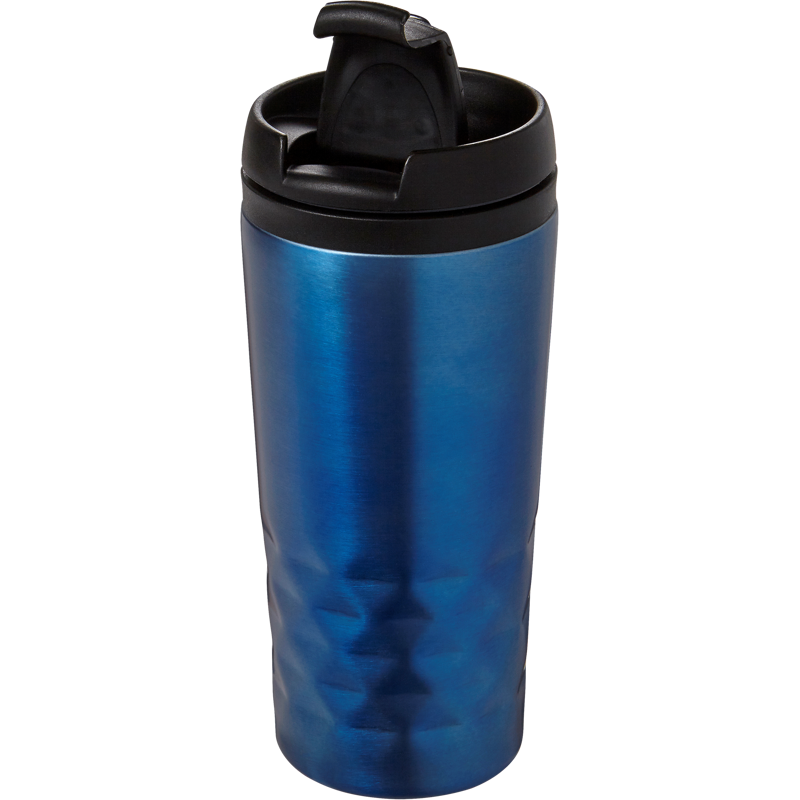 Stainless steel double walled travel mug (300ml) 8240_005 (Blue)