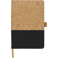Cork and cotton notebook (approx. A5) 967381_001 (Black)