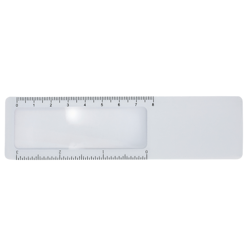 Ruler with magnifier 7702_002 (White)