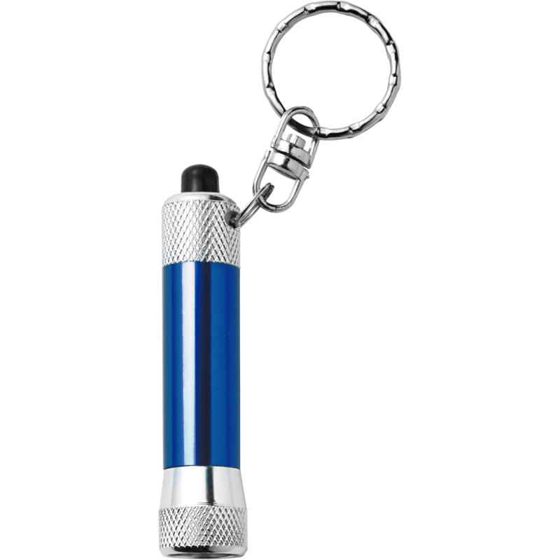 Aluminium LED torch keyring 4845_023 (Cobalt blue)