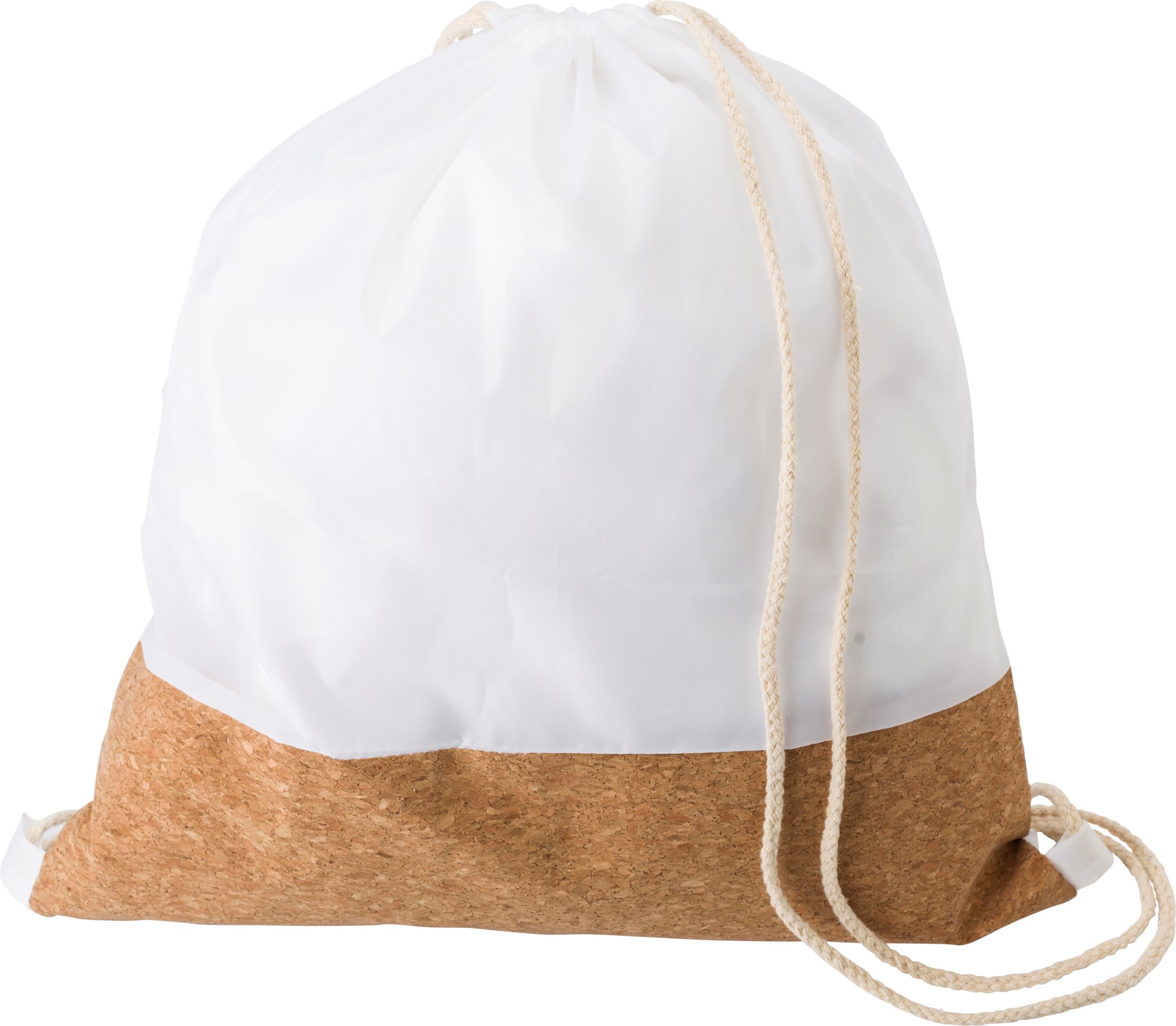 Picture of RPET and cork drawstring bag