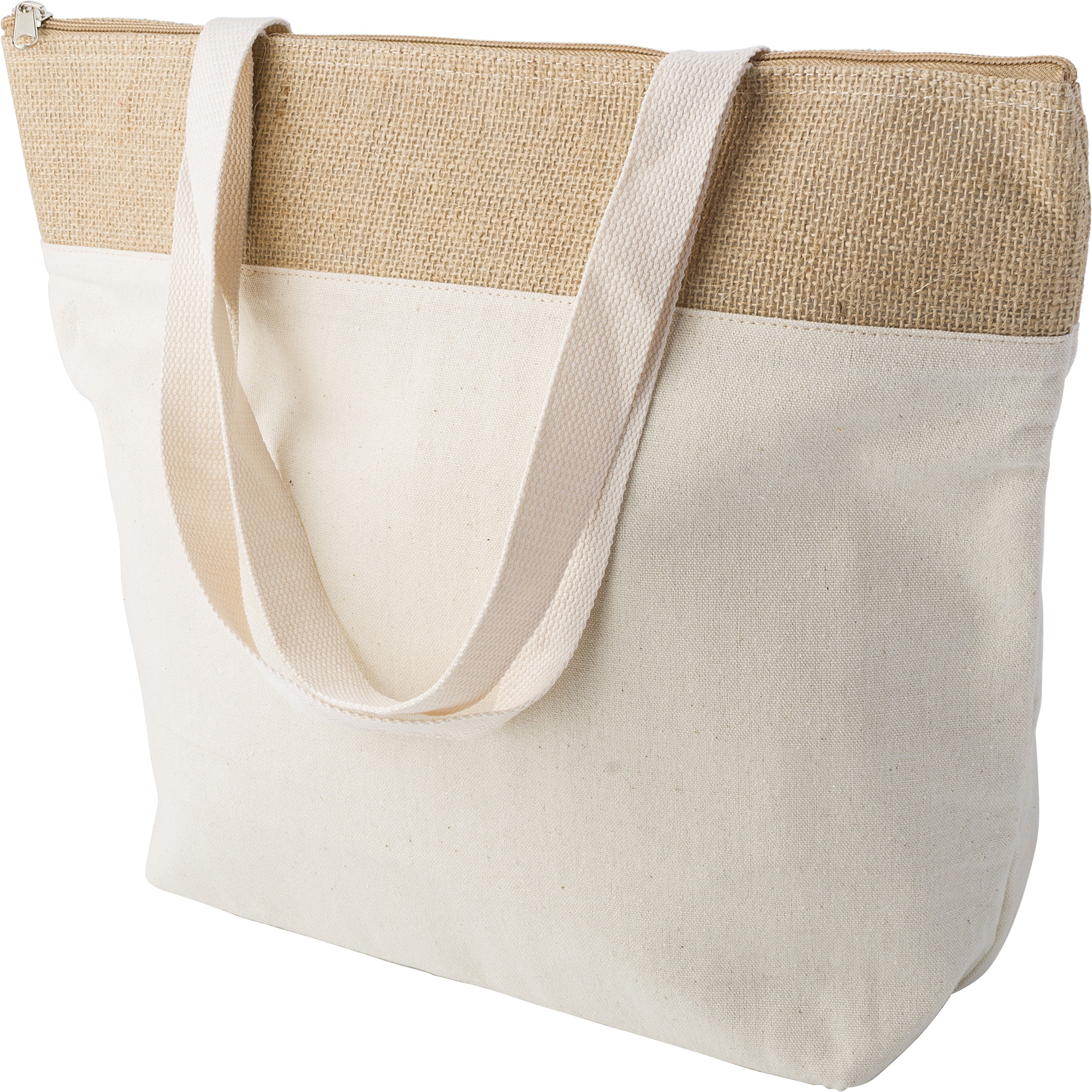 Picture of Jute shopper cool bag. (220gsm/6.49oz)