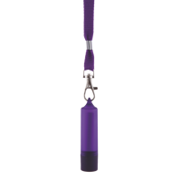 Lip balm with plain lanyard X821007_024 (Purple)