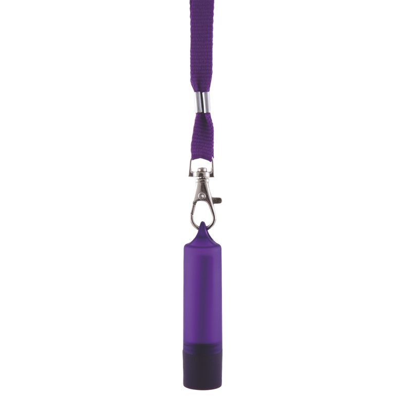 Lip balm with plain lanyard X821007_024 (Purple)