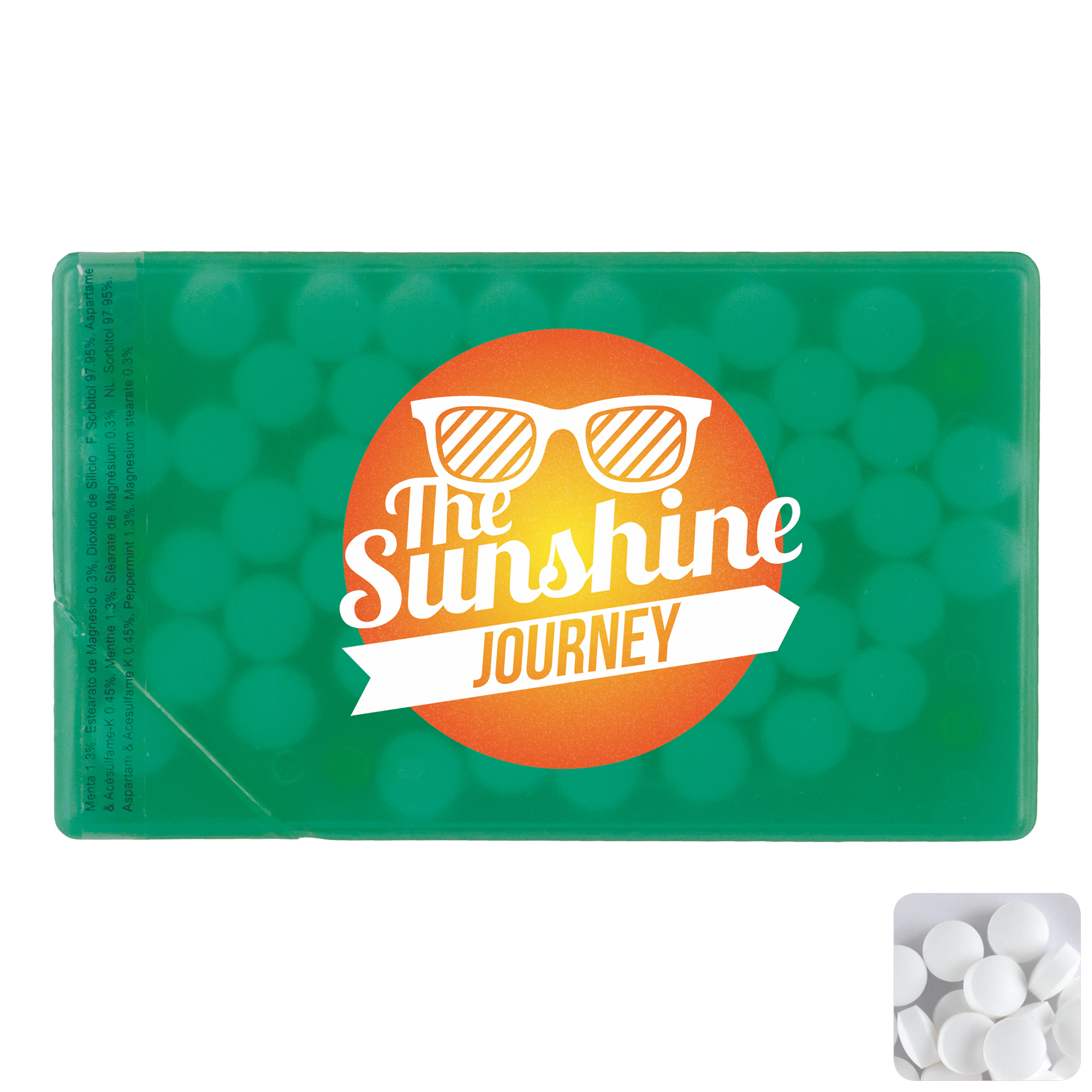 Picture of Mint card with sugar free mints