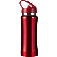 Stainless steel single walled drinking bottle (600ml) 5233_008 (Red)