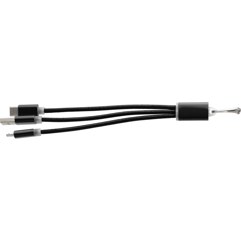 Aluminium cable set 9215_001 (Black)