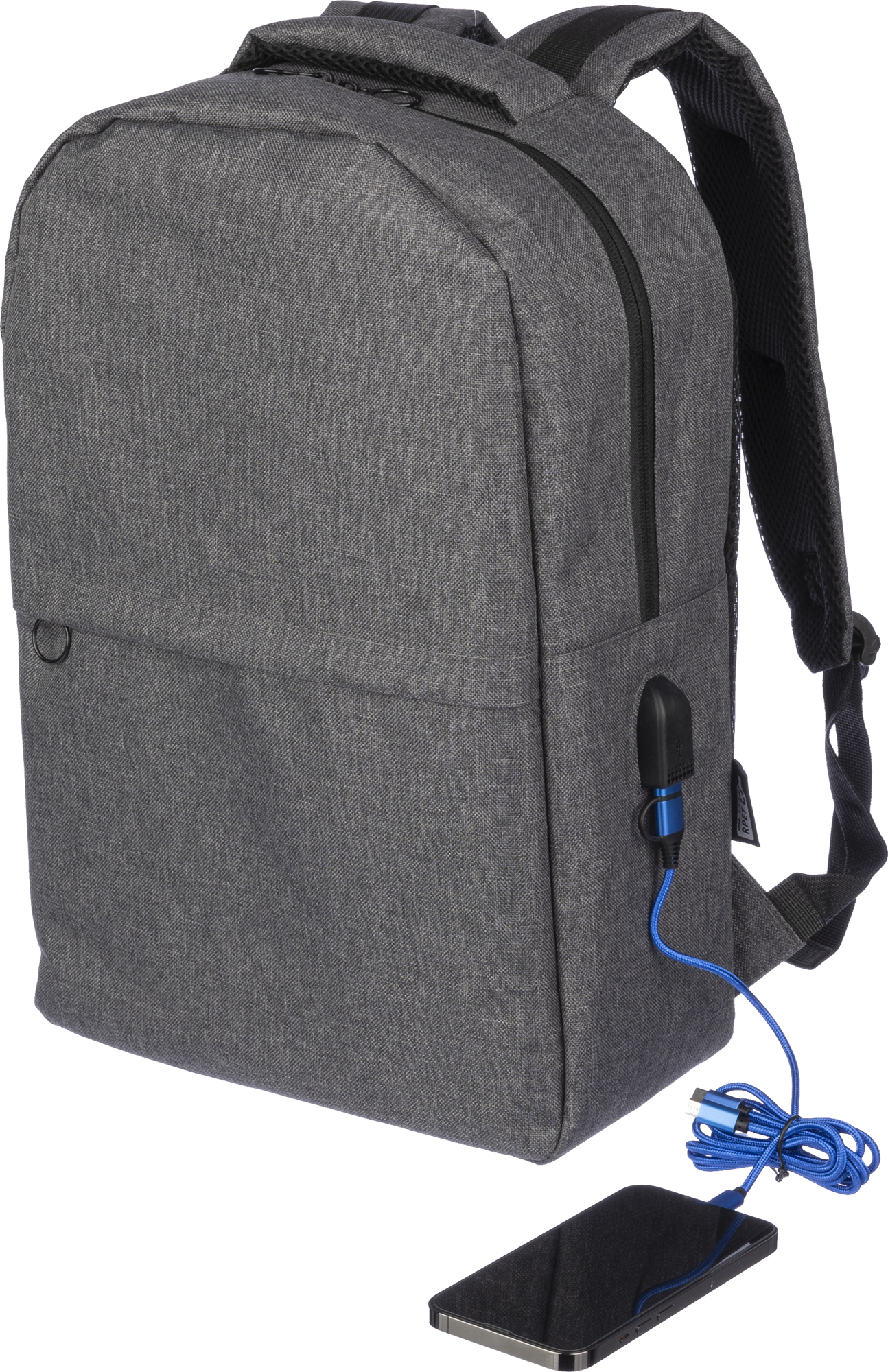 Picture of RPET Backpack with USB port