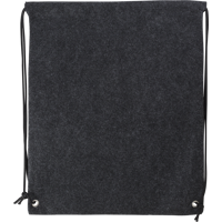 RPET felt drawstring backpack 970950_491 (Dark Grey)