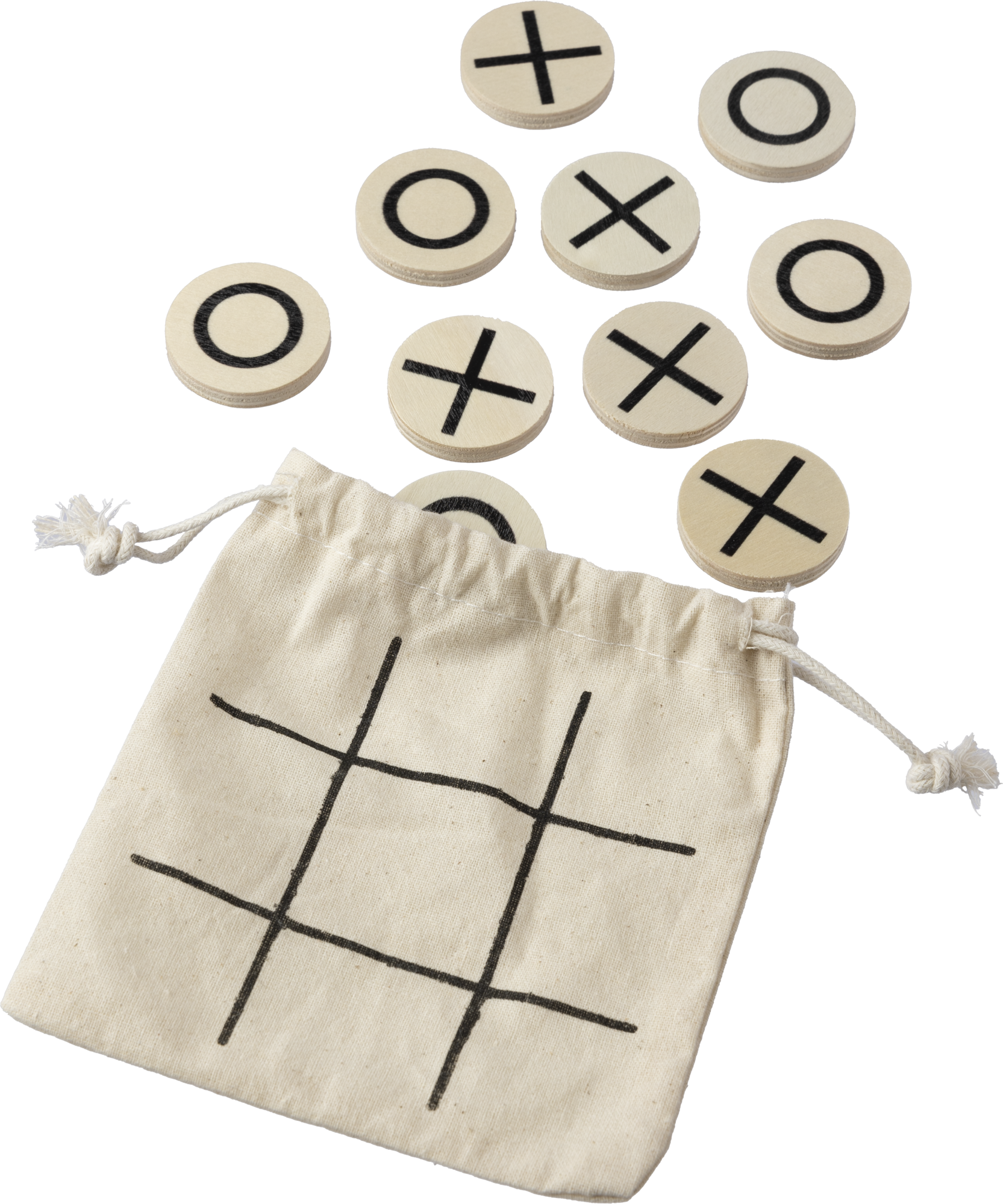 Picture of Wooden tic-tac-toe game