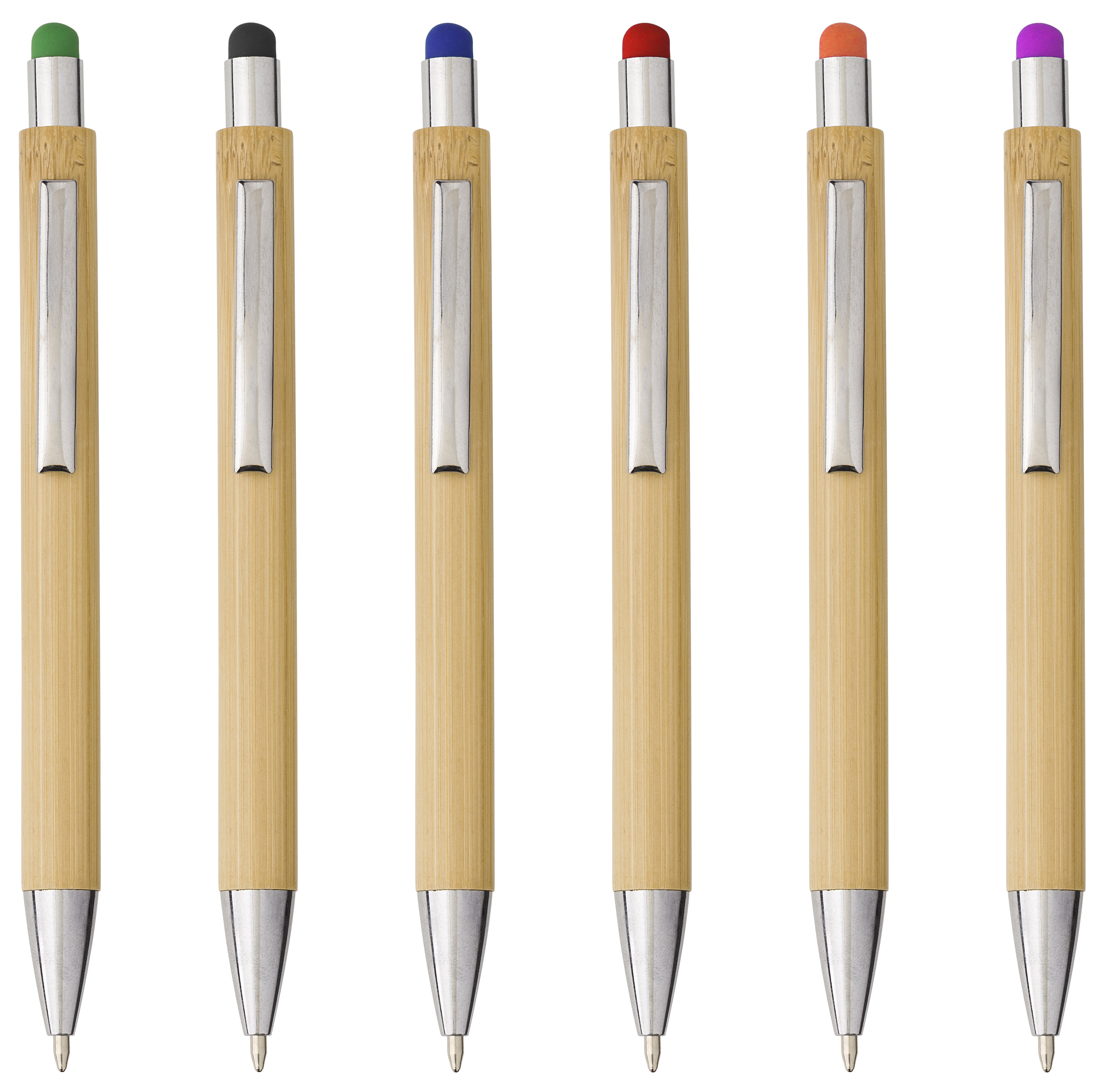 Picture of Bamboo and plastic ballpen