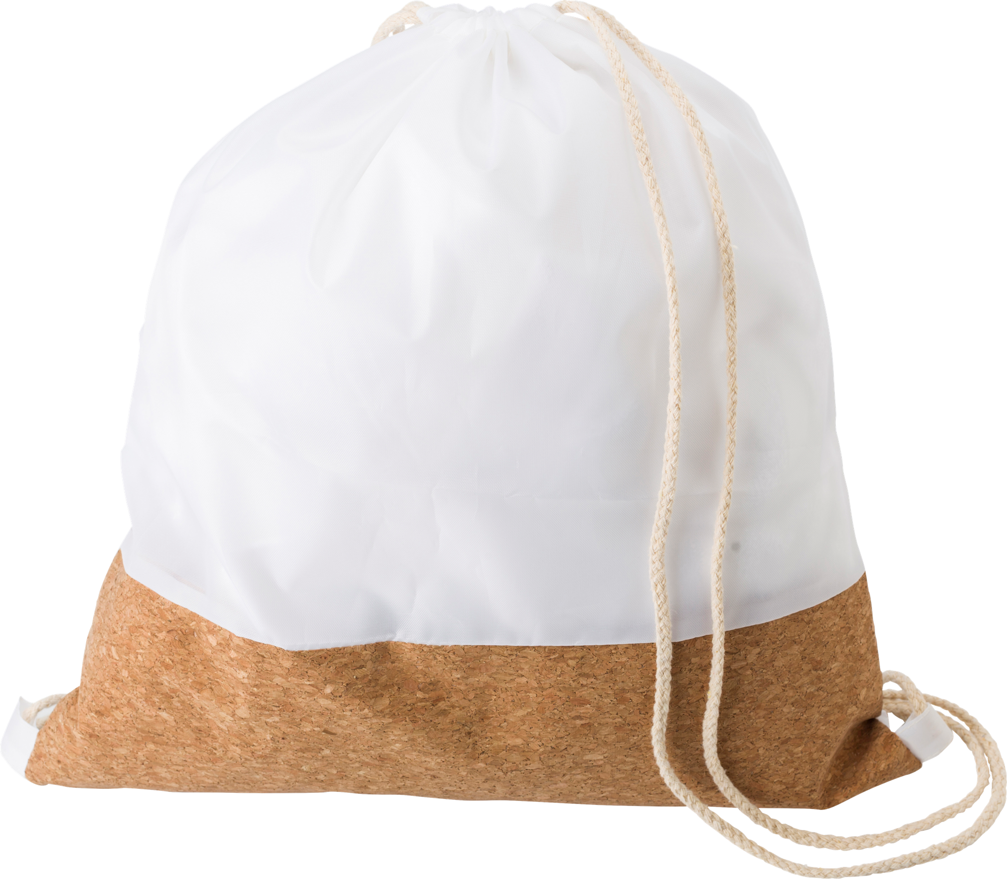 Picture of RPET and cork drawstring bag