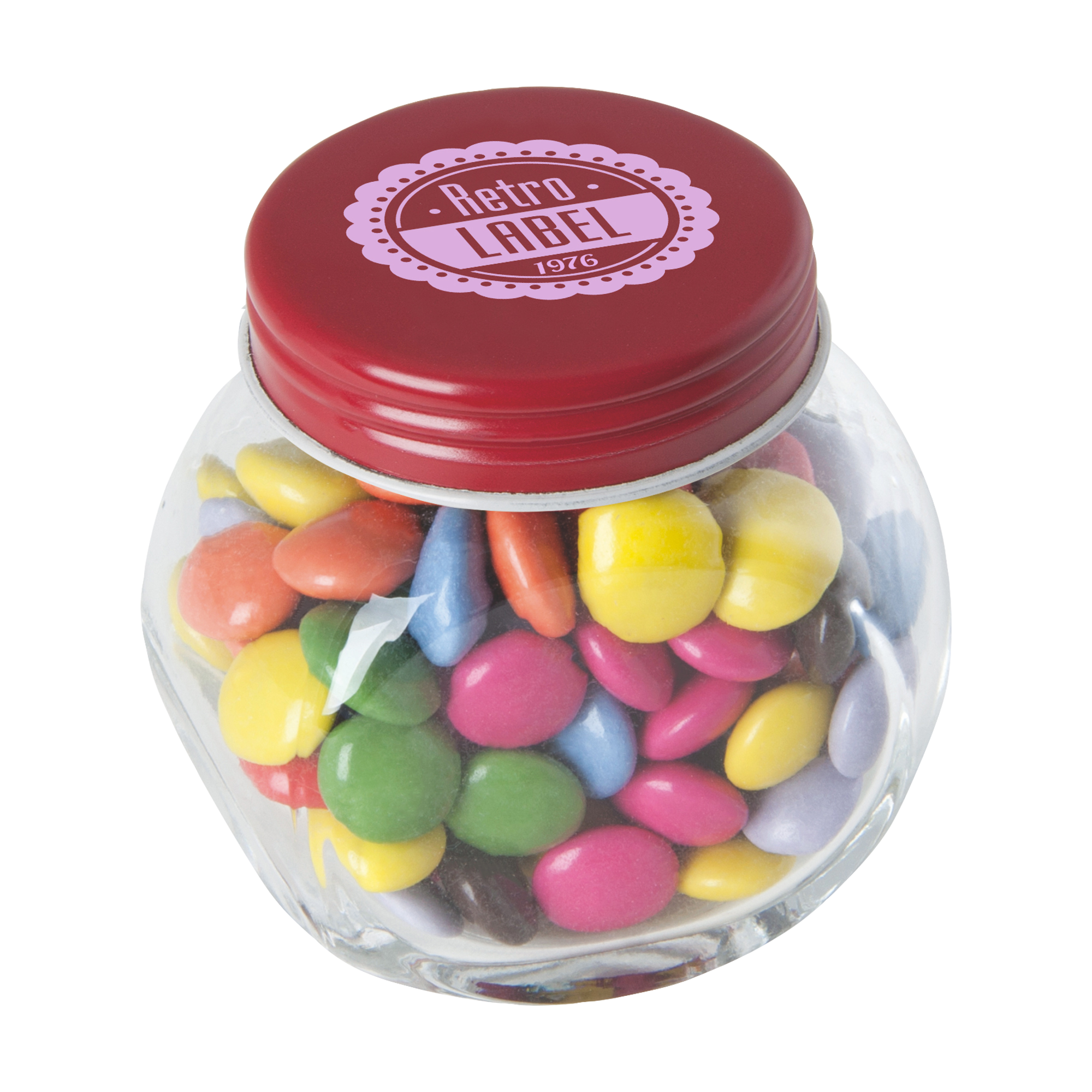 Picture of Small glass jar with choco's