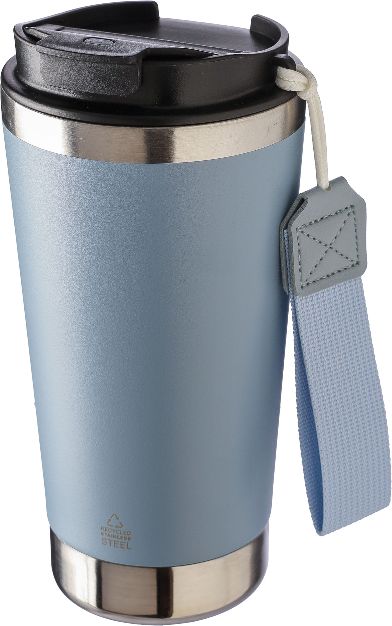 Picture of Recycled steel double walled travel mug (500ml)