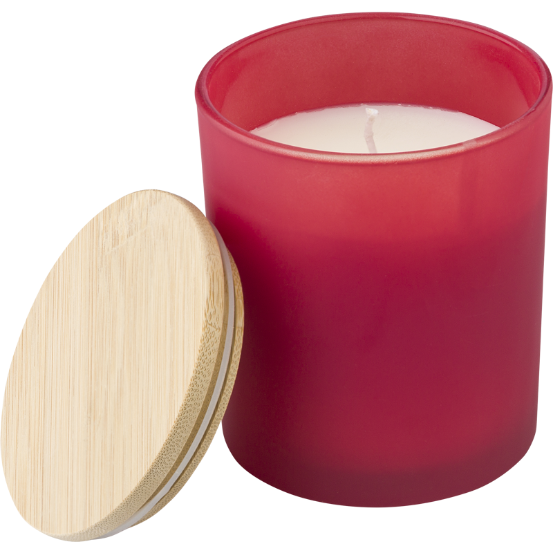 Glass candle (46 hours) 971839_008 (Red)