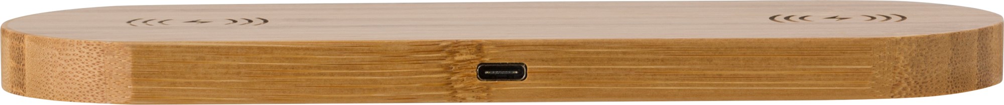 Picture of Bamboo dual wireless charger