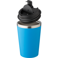 Stainless steel double walled travel mug (350ml) 1042451_018 (Light blue)