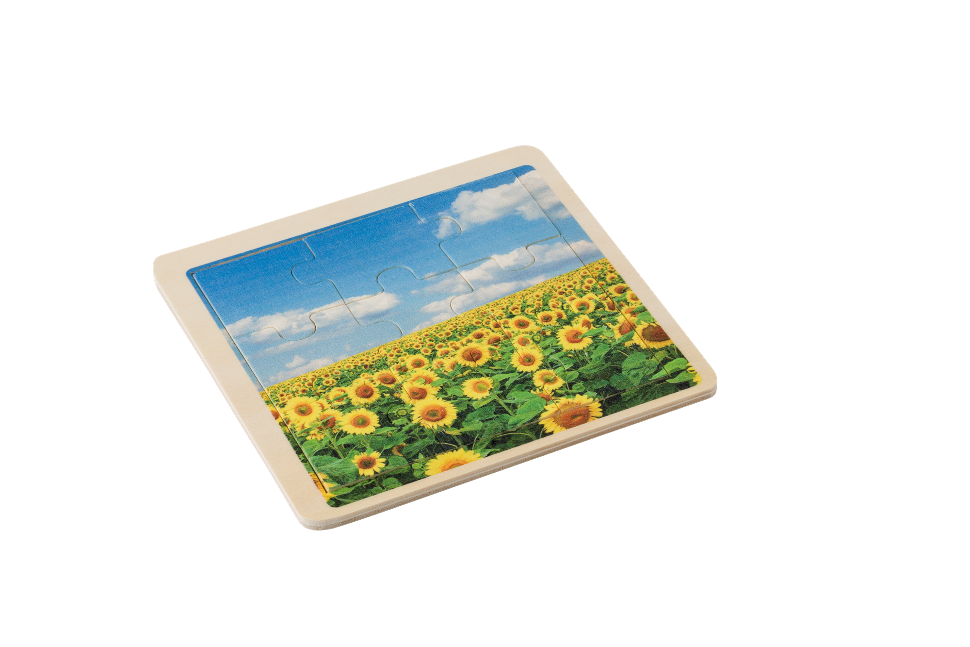 Picture of Wooden nine piece puzzle