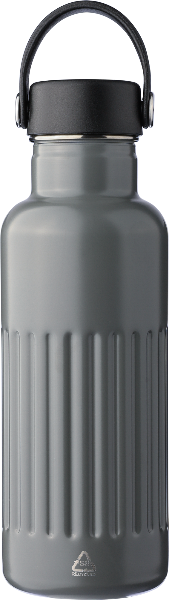 Picture of Recycled stainless steel double walled drinking bottle (500ml)