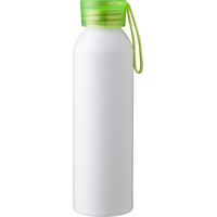 Recycled aluminium single walled bottle (650ml) 1014891_019 (Lime)