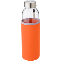 Glass bottle with sleeve (500ml)  9301_007 (Orange)