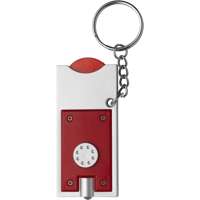 Key holder with coin 1987_008 (Red)
